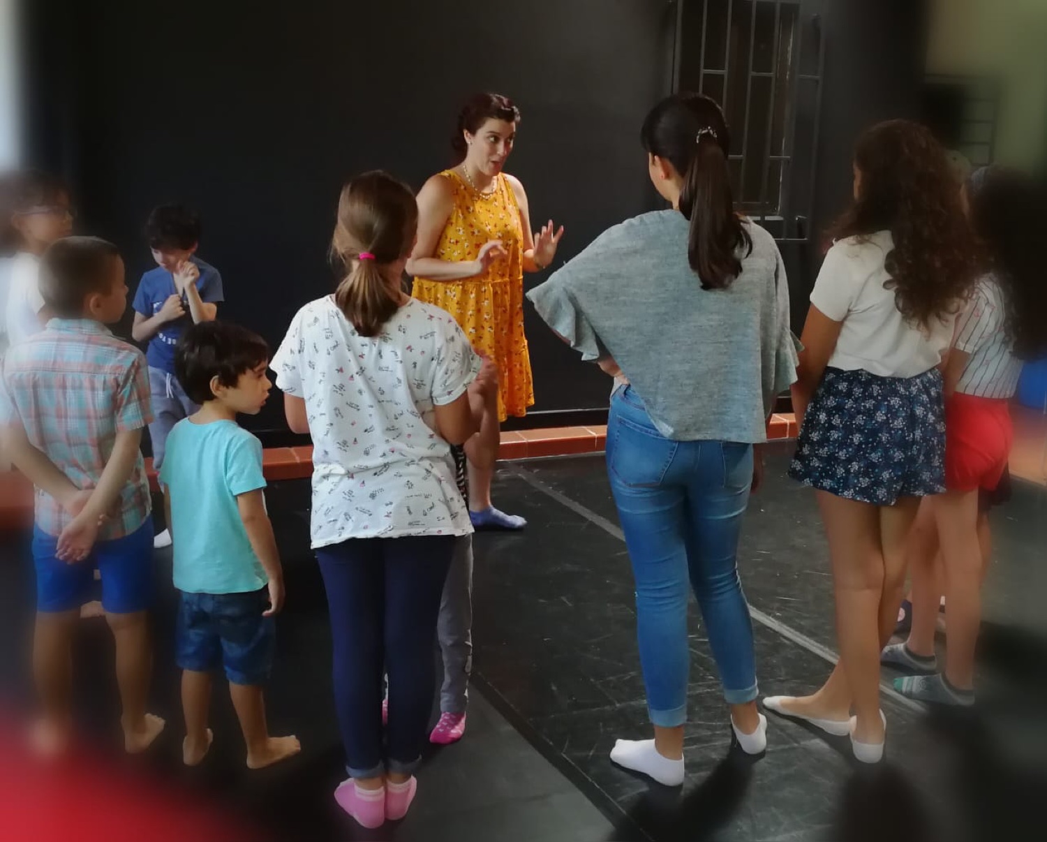 Clase de interpretación para niños